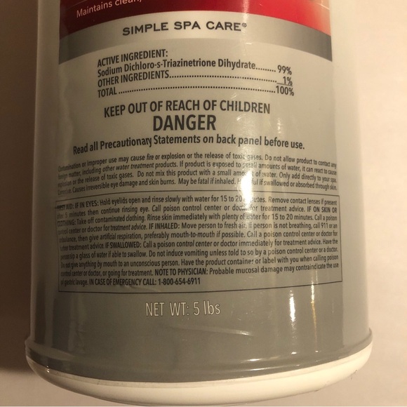 Leisure Time Spa Chemicals - Spa 56 Chlorinating Granules 5 lb - Picture 3 of 9